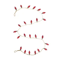 Hello Honey® 6ft. Red Mercury Glass Ornament Garland