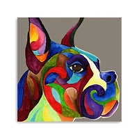 Boxer Canvas Giclee