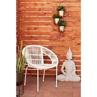 The Novogratz 25" Gold Metal Contemporary Wall Planter