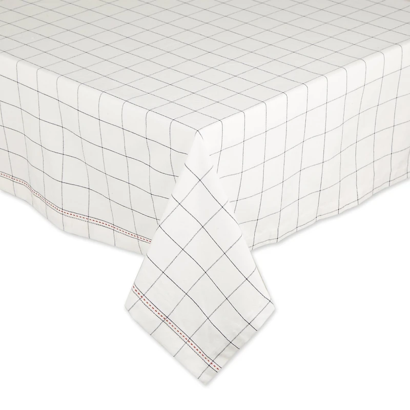 Kitchen Windowpane Tablecloth 52" x 52"