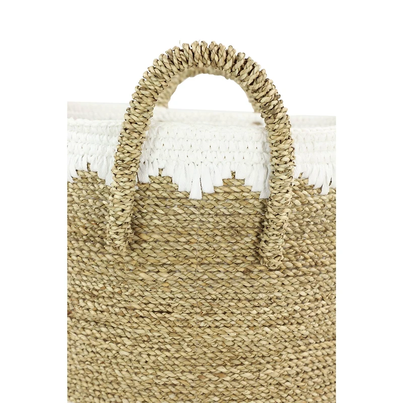 Brown Sea Grass Natural Storage Basket Set
