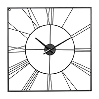 CosmoLiving by Cosmopolitan 24" Metal Square Wall Clock