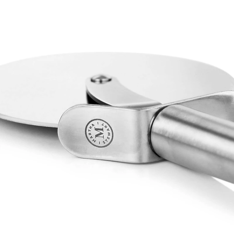 Martha Stewart 4'' Stainless Steel Pizza Cutter Kitchen Utensil