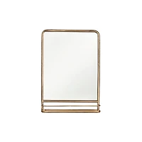 Hello Honey® Brass Mirror With Shelf