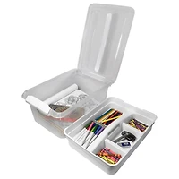 8 Pack: 14.5qt. Latchmate+ Storage Box with Tray by Simply Tidy™