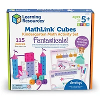 Learning Resources Mathlink Cubes Kindergarten Math Activity Set: Fantasticals!