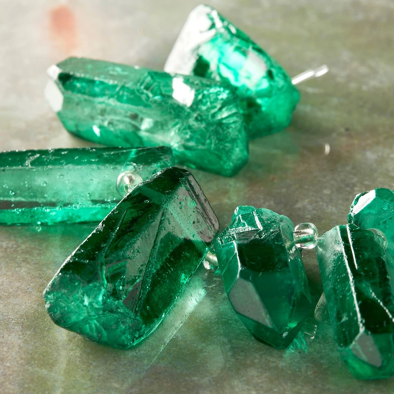 12 Pack: Sedona Aqua Quartz Crystal Beads by Bead Landing™