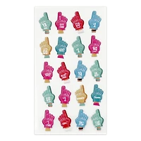 Number 1 Sports Hand Dimensional Stickers by Recollections™