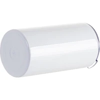 Craft Express 20oz. White Stainless Steel Mug with Slide Lid, 4ct.