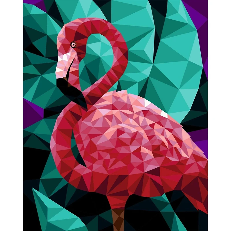 Crafting Spark Flamingo Painting by Numbers Kit