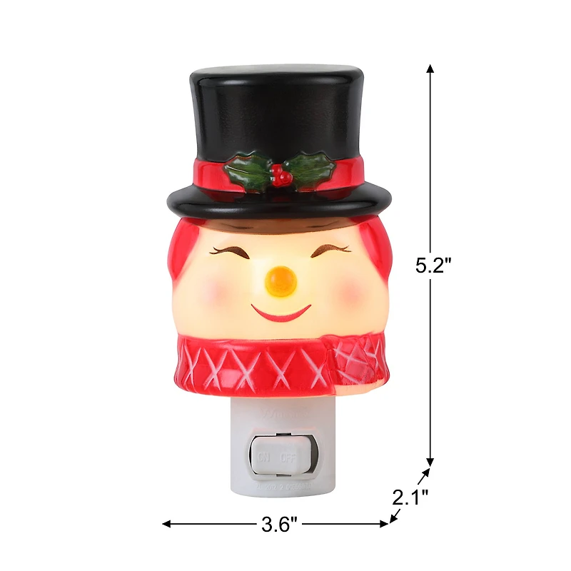 Mr. Christmas 5" Snowman Shatterproof Night Light