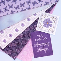 Craft Smith 12" x 12" Purple Possibilities Paper Pad, 48 Sheets