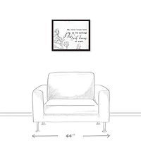 Joy And Dreams 20" x 16" Black Framed Canvas