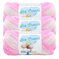 3 Pack Lion Brand® Ice Cream® Yarn