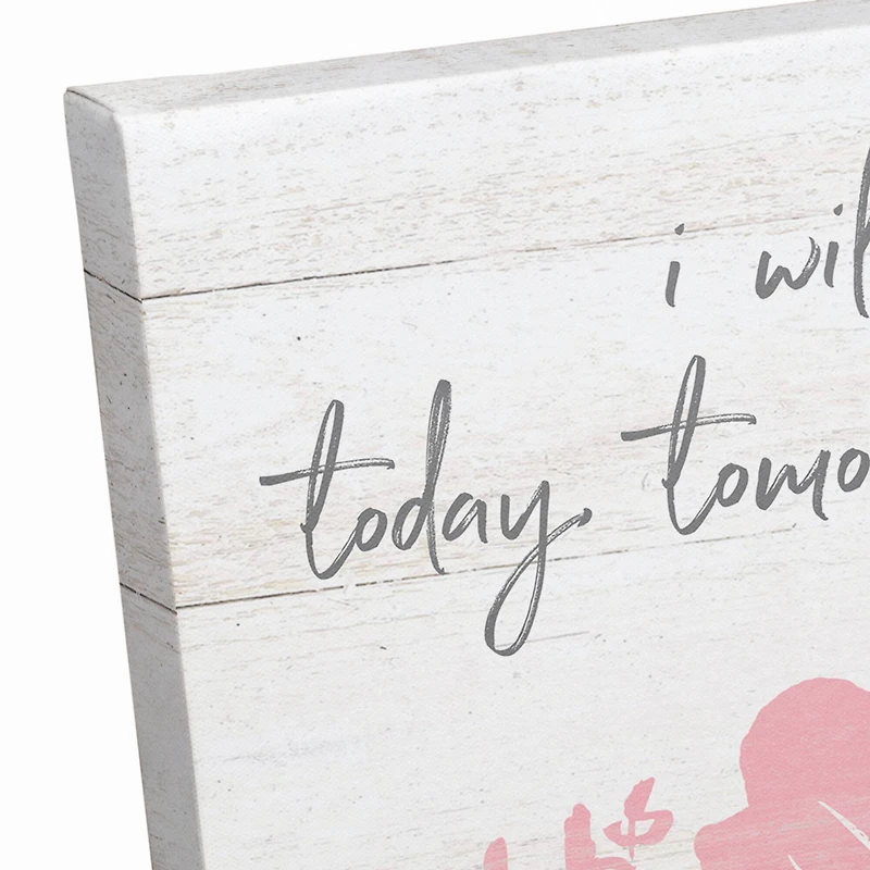 I Will Love You Today, Tomorrow & Forever Canvas Art