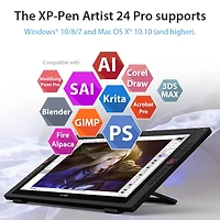 XPPen Artist 24 Pro Drawing Tablet