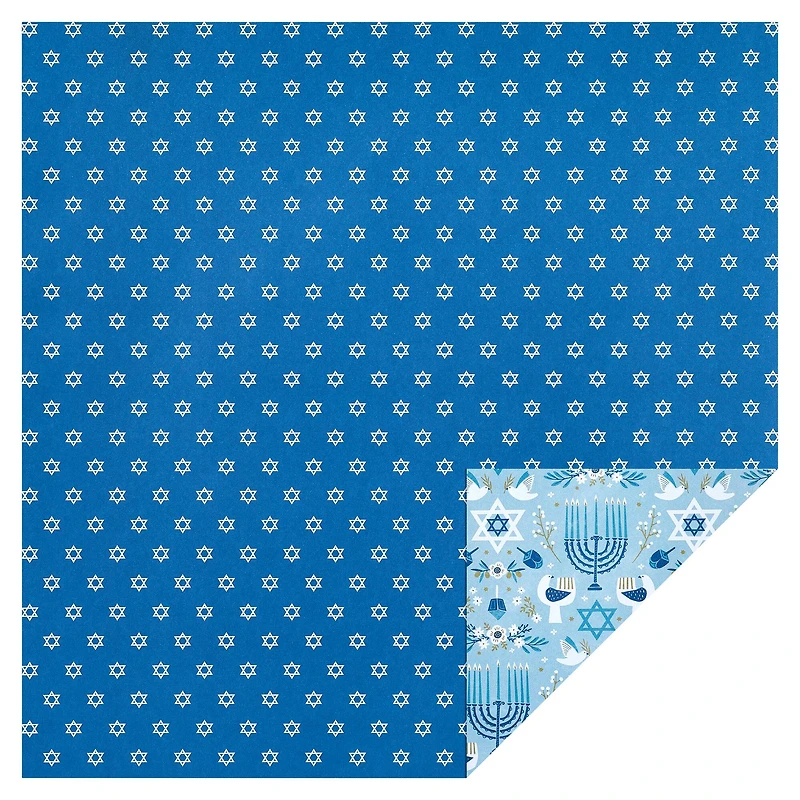 Hanukkah Double-Sided Cardstock Paper by Recollections™, 12" x 12"
