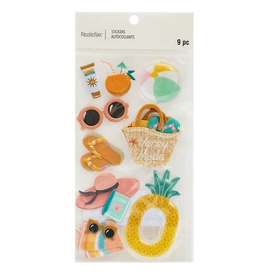 Beach Accessories Dimensional Stickers by Recollections™