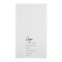 Gigi I've Loved You My Entire Life Cotton Twill Tea Towel Set