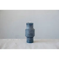 Hello Honey® 3" x 6" Marine Unscented Totem Pillar Candle