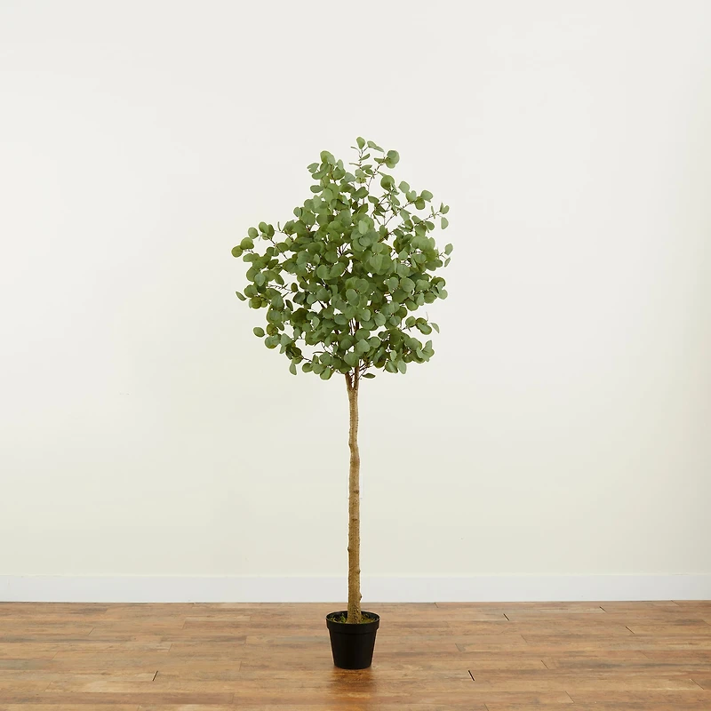 7ft. Potted Artificial Eucalyptus Tree