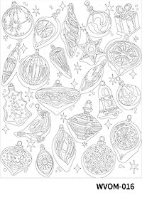 16" x 20" Christmas Ornaments Paint-by-Number Kit by Artist's Loft™