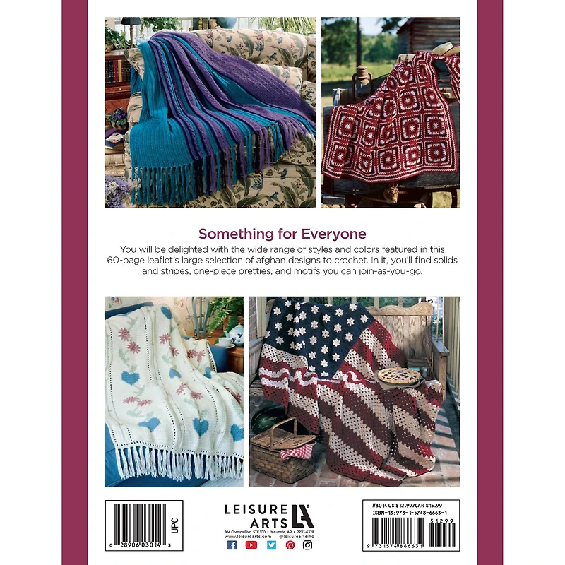 Leisure Arts® Our Best Afghans A to Z Book