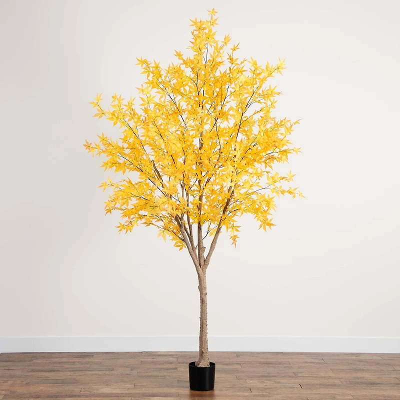 9ft. Potted Artificial Autumn Maple Tree
