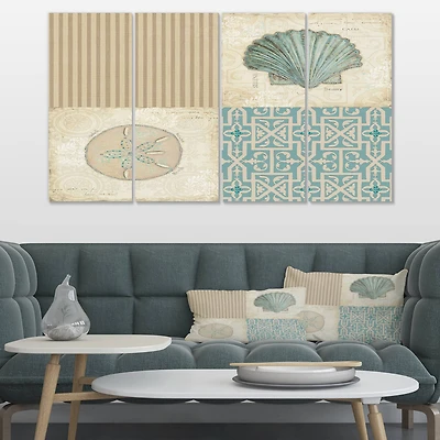 Designart - Beach Treasures Collage I