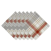 DII® Thanksgiving Cozy Picnic Plaid Dinner Napkins, 6ct.