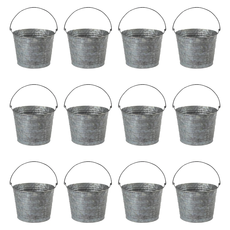 12 Pack: 6.3" Galvanized Pail by Ashland®
