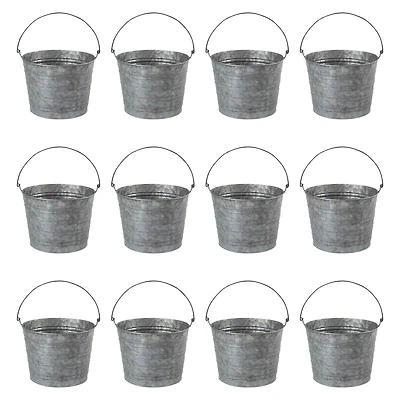 12 Pack: 6.3" Galvanized Pail by Ashland®