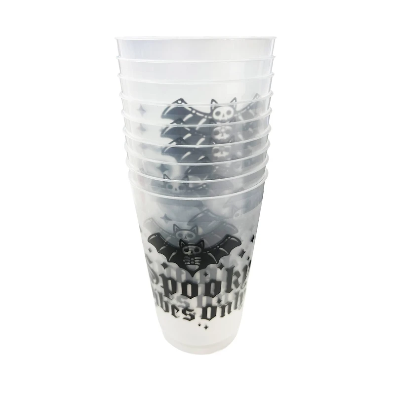 14oz. Frosted Spooky Vibes Plastic Cups, 10ct. by Celebrate It™