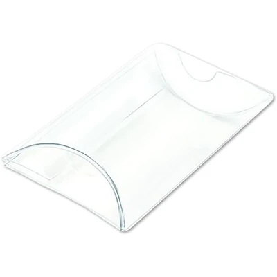 JAM Paper Clear Pillow Boxes
