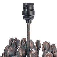 Hello Honey® 13" Rabbit Table Lamp with Rectangle Linen Shade