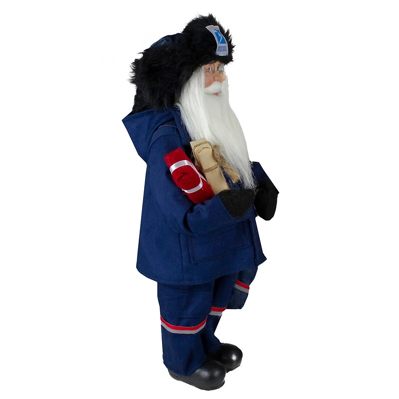 17" United States Postal Service Standing Santa Claus Figurine