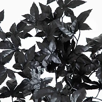 6ft. Artificial Halloween Black Maple Tree with Natural Trunk