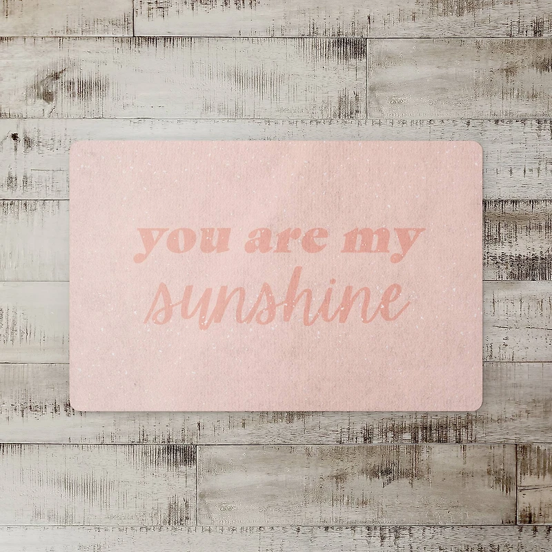 18" x 27" You Are My Sunshine Floor Mat