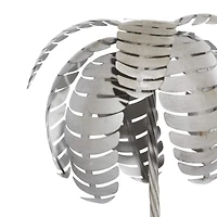 Gray Metal Contemporary 6-Pot Planter