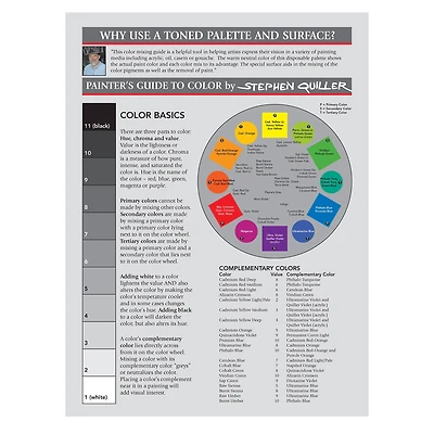 Grey Matters™ Disposable Palette, 9" × 12"