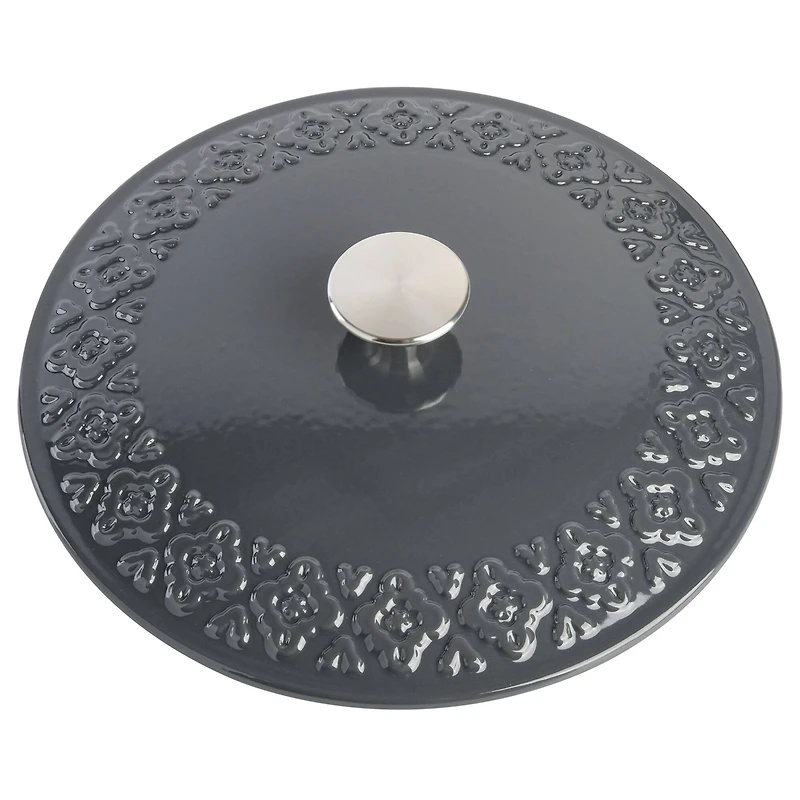 Spice By Tia Mowry Savory Saffron 6qt. Enameled Cast Iron Dutch Oven with Lid