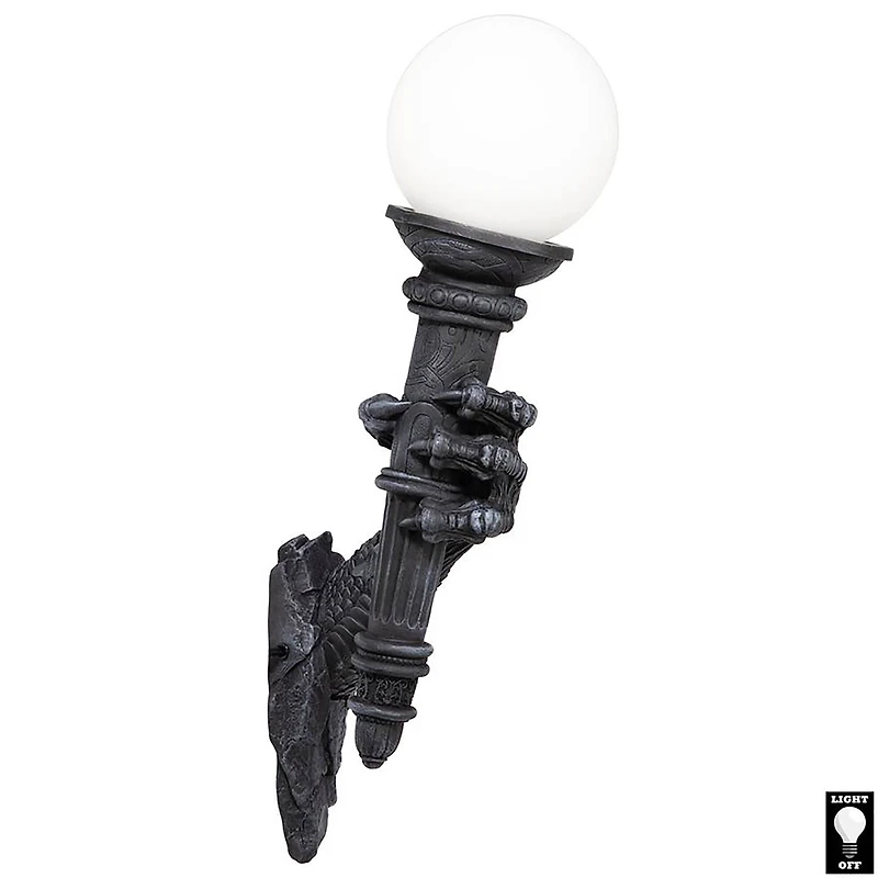 Design Toscano 2ft. Blackfriar's Gate Wall Torchiere Lamp