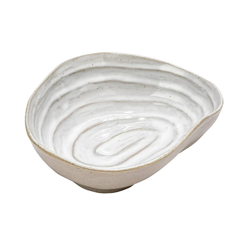 Hello Honey® 7.25" White Stoneware Shell Bowls, 6ct.