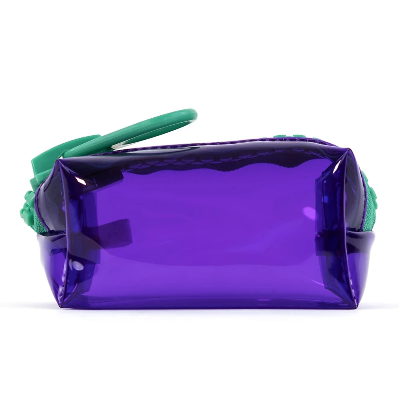 Everything Mary Purple & Teal Transparent Zipper Pouch