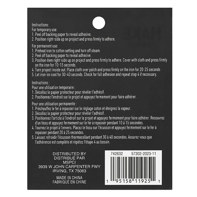 Iron-On & Adhesive Sun Embroidered Patch by Make Market®