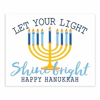 Let Your Light Shine Bright 8x10 Tabletop Canvas