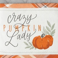 DII® Crazy Pumpkin Lady Potholder & Dishtowel Set