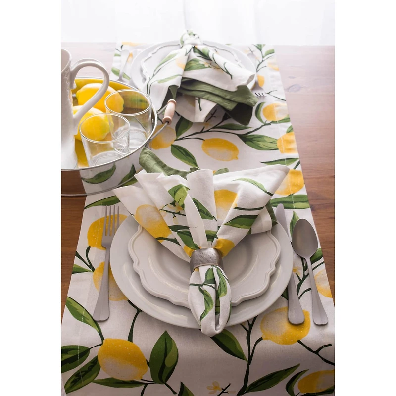 DII® Lemon Bliss Print Napkin, 6ct.