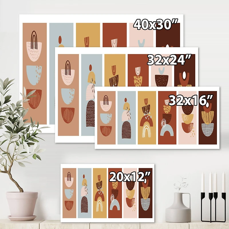 Designart - Minimalistic Compostion of Organic Shapes II