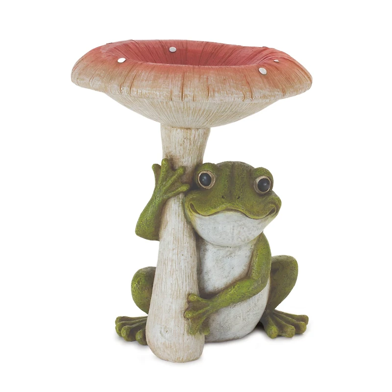 Garden Frog with Mushroom Set